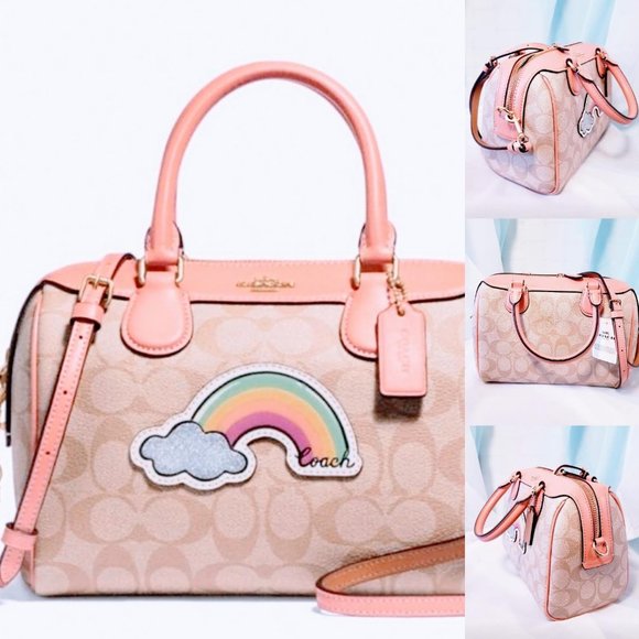 Coach Handbags - 🆕Coach Mini Bennett Rainbow Crossbody Satchel💋
